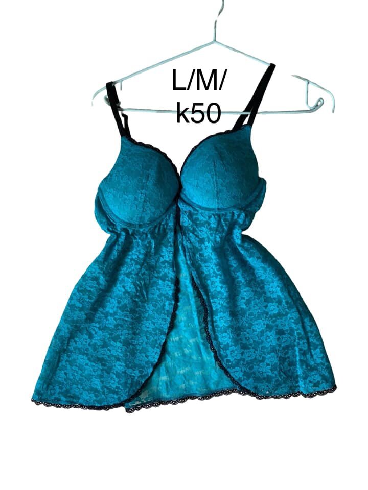 Beautiful women's nightgown blue