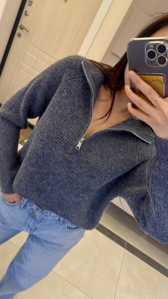 Тренд этого сезона кофты полузамки