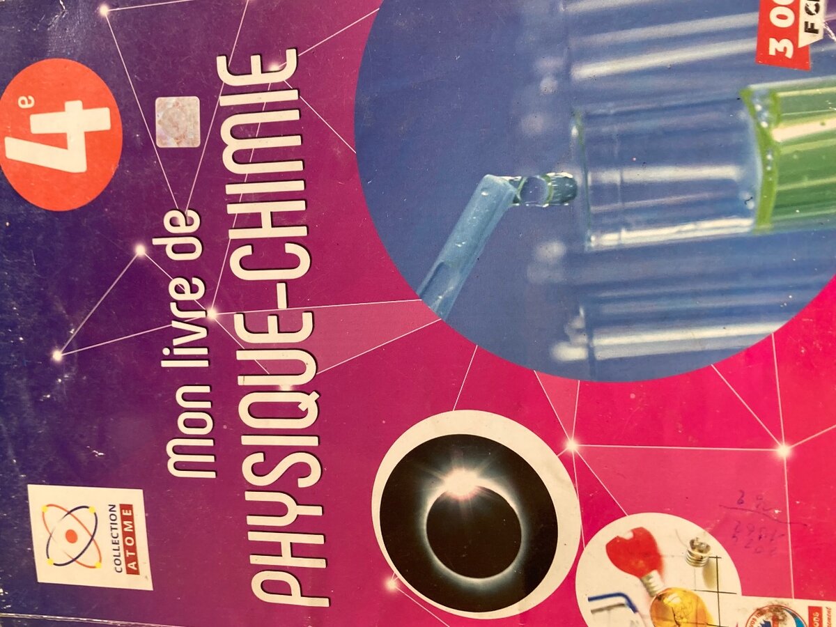 Livre Physique-Chimie 4e