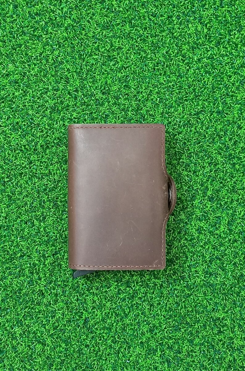 Кардхолдер двойной кожанный