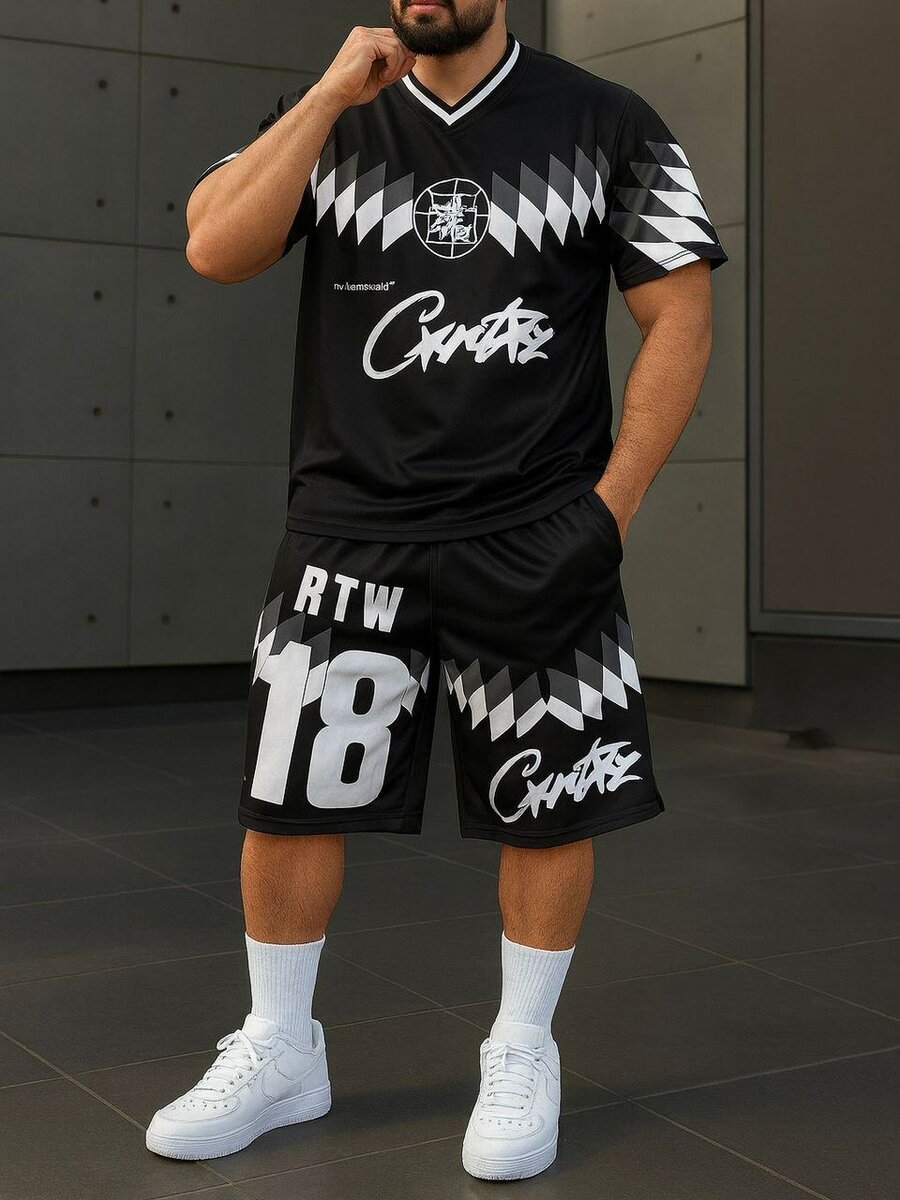 Tenue de sport rétro pour hommes