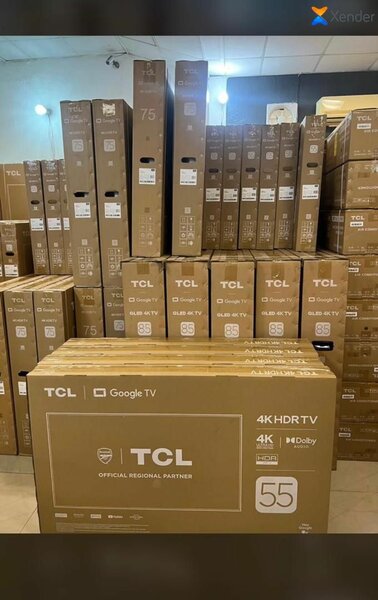 TCL 55 INCHES 4K SMART  DIGITAL  SATELLITE TELEVISIONS