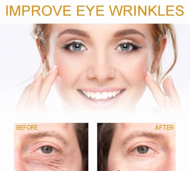 24k Gold snail firming eye patches.