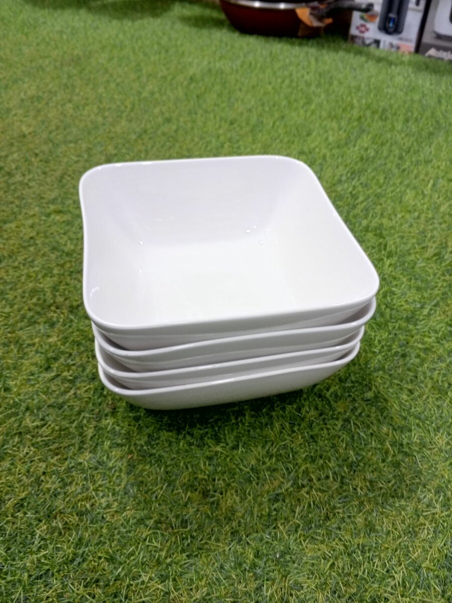 Heavy ceramic fufu bowl