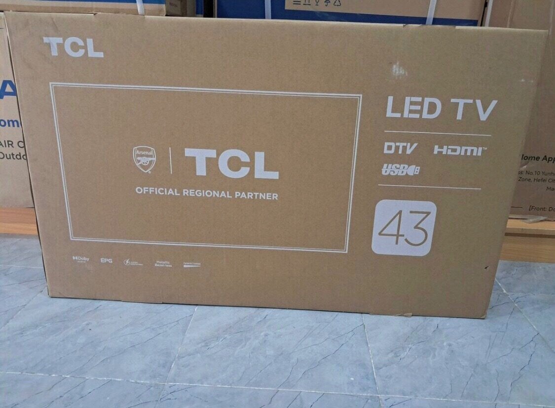 TCL 43inches television, smart