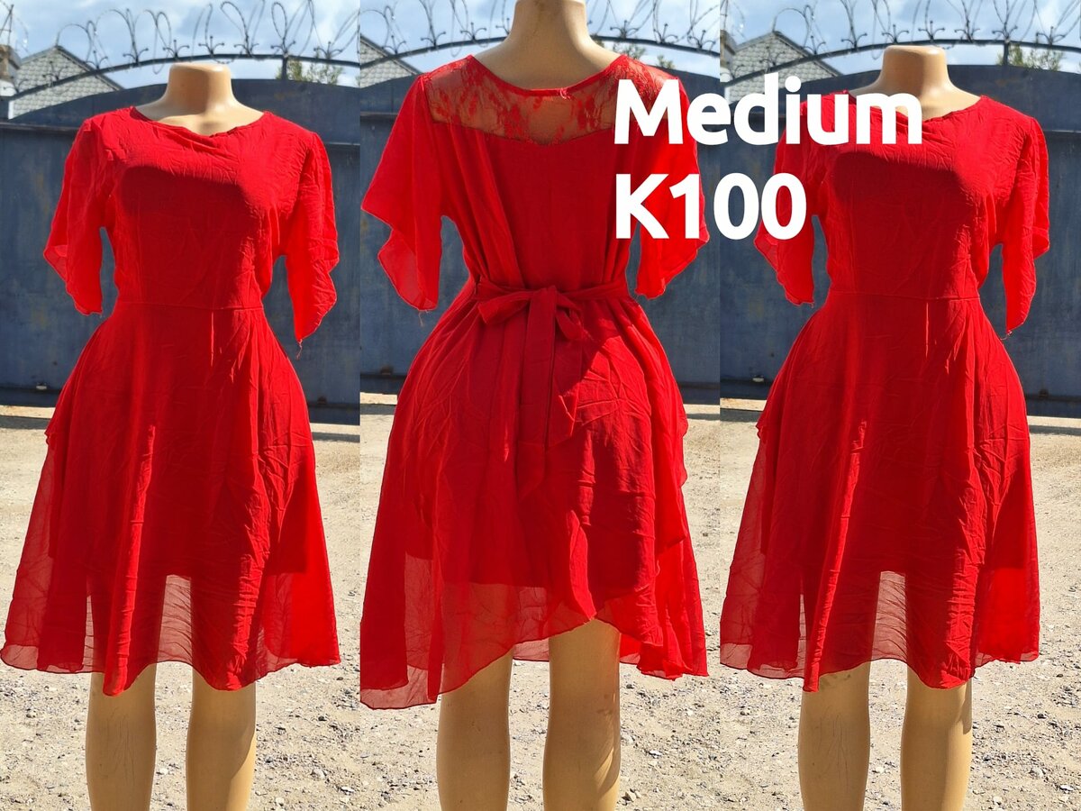 Beautiful and high-quality women's dress made of salaula silk