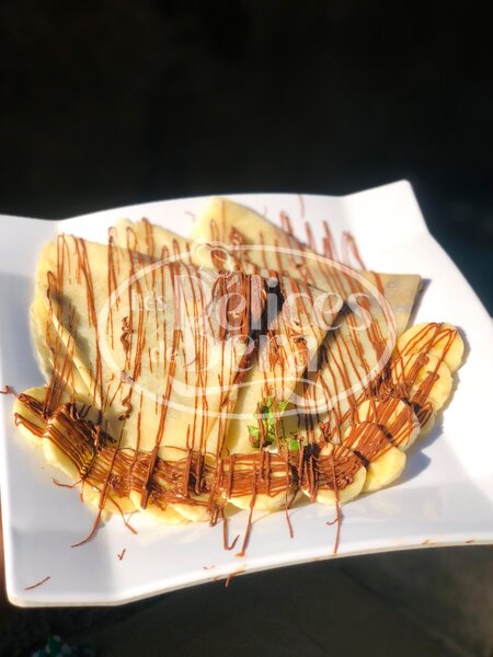 Crêpe fruitée au chocolat