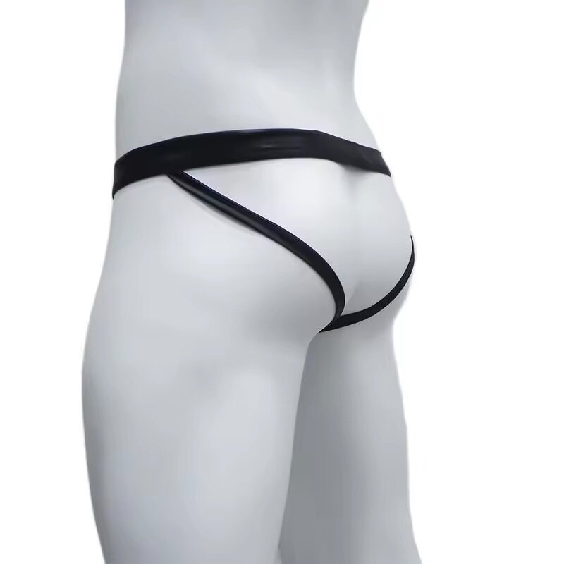 String homme sexy noir élastique