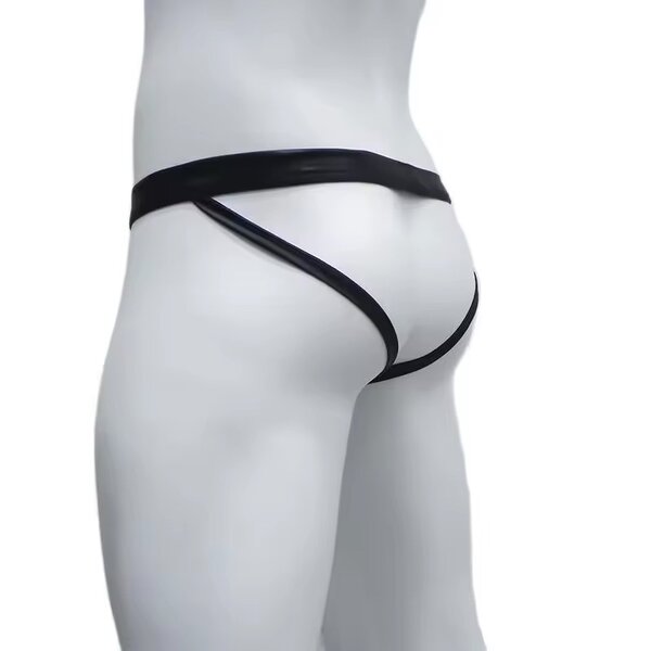 String homme sexy noir élastique