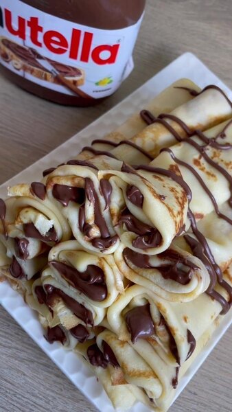 Crêpes au chocolat