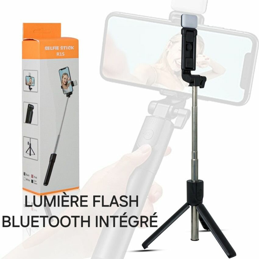 Selfie Bluetooth + Lumière
