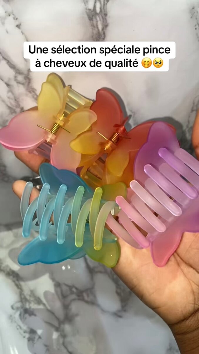 Pince Papillon Colorée