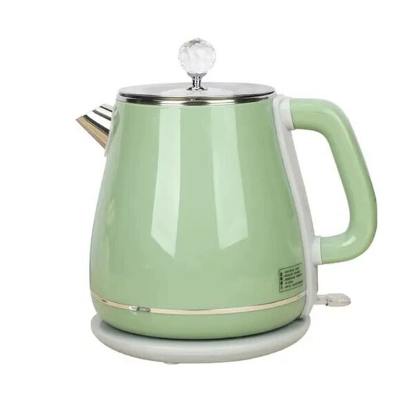 Bouilloire électrique en acier inoxydable double couche de 2