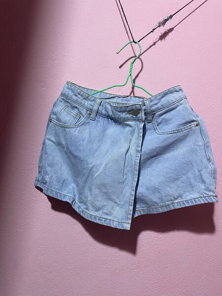 Short en jean décontracté