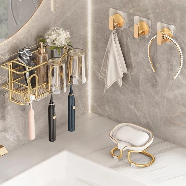 10 accroches muraux adhésif