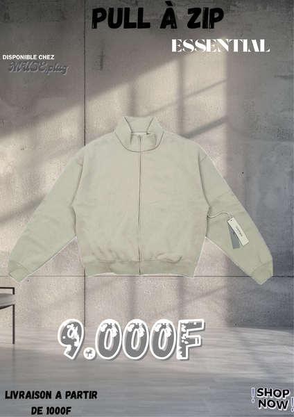Pull à Zip Essentiel