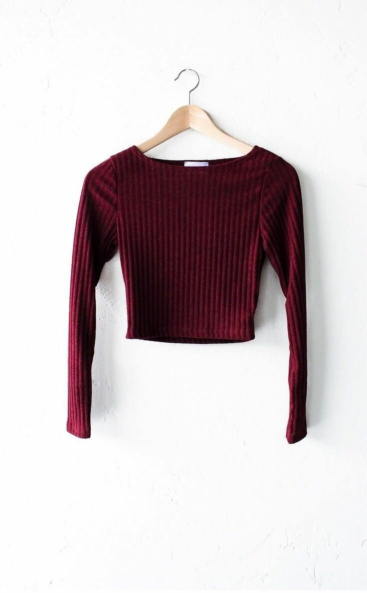 Women's crop long sleeve