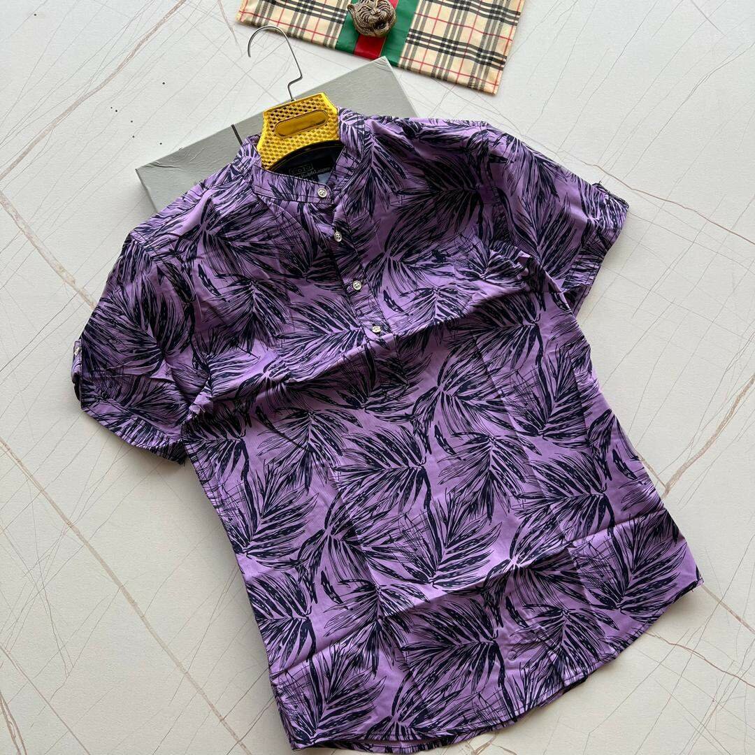 Polo Linen Flower Shirts