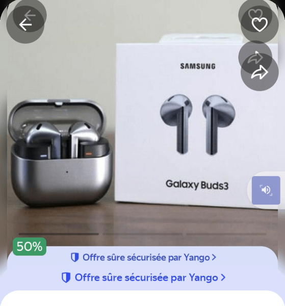 Samsung Galaxy Buds3 Écouteurs