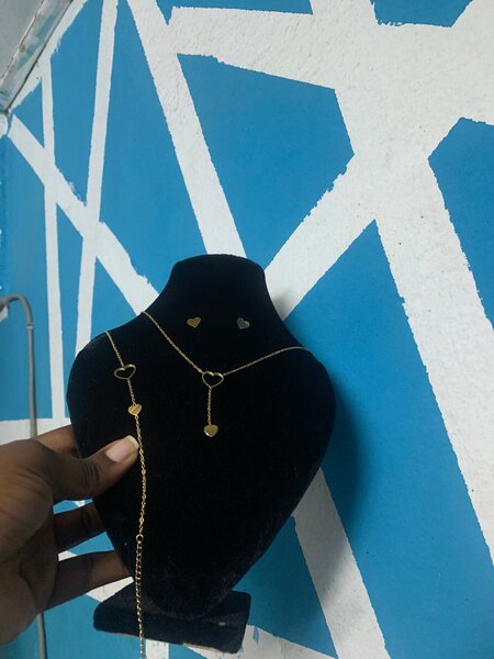 Parure Coeurs et Croix en Or