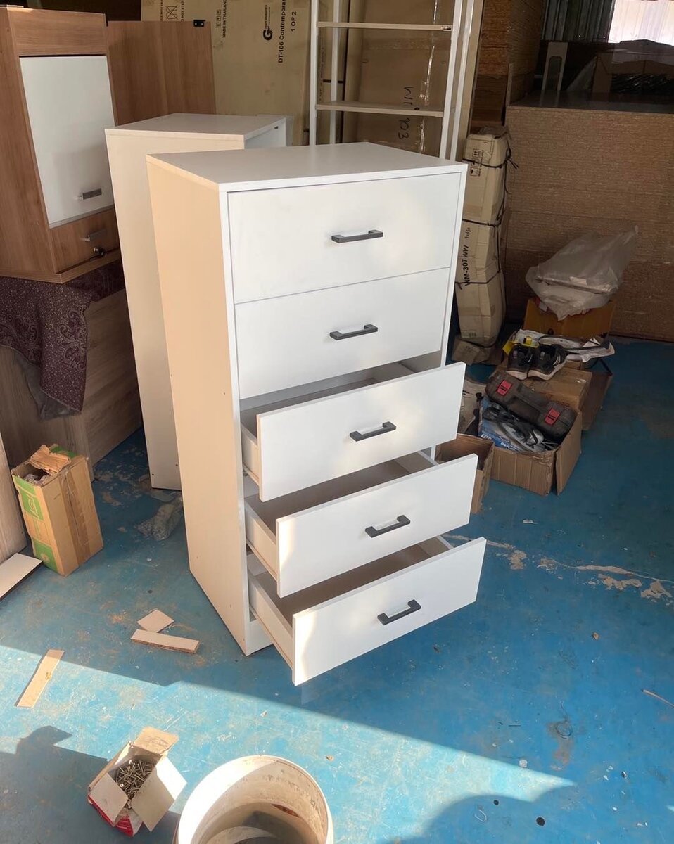 Commode haute 5 tiroirs