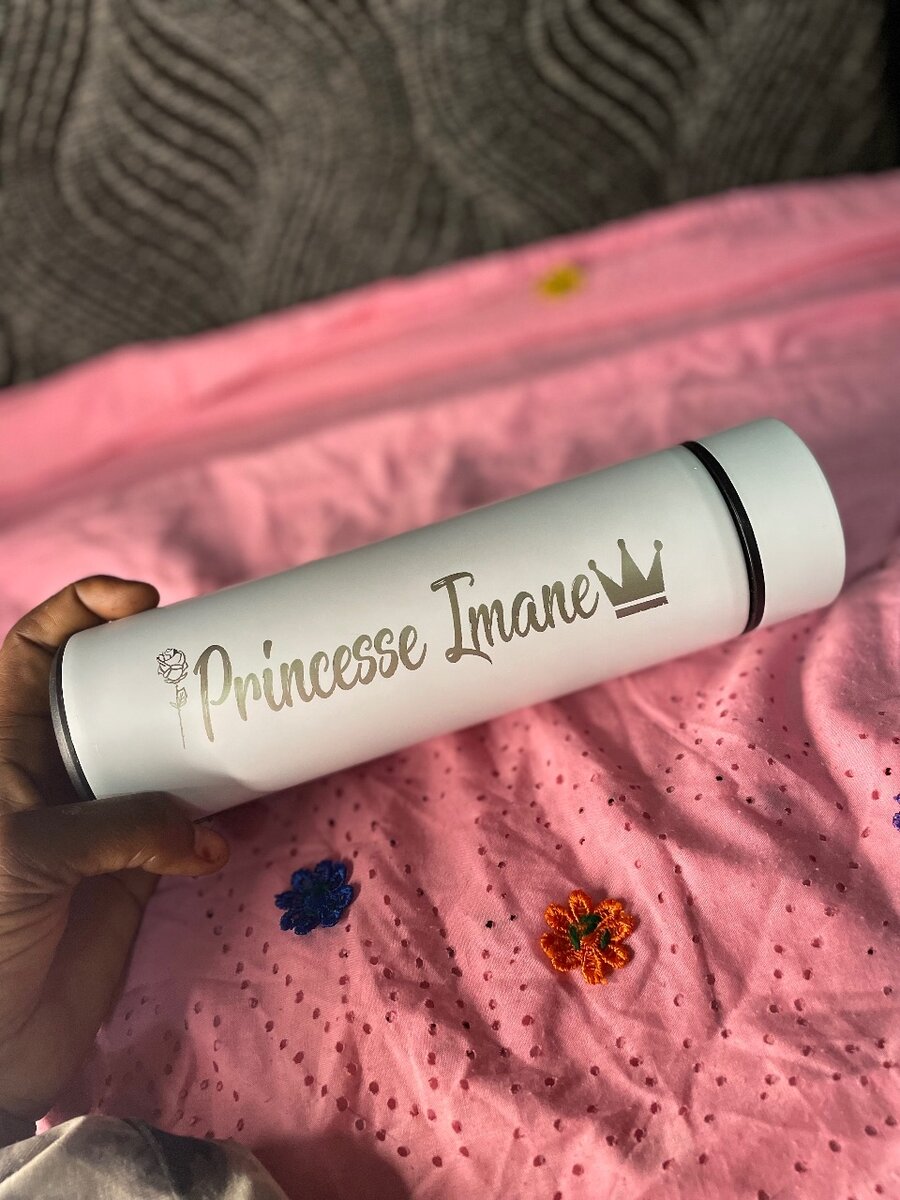 Gourde avec température personnalisée