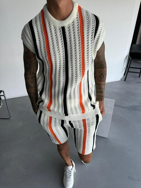 Set de vêtements d'été à rayures