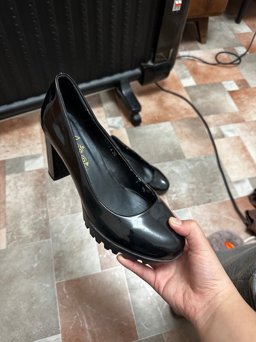 Черные Лаковые Туфли