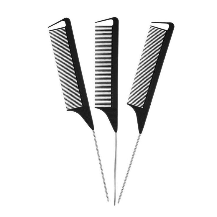 Edge brush and braiding comb