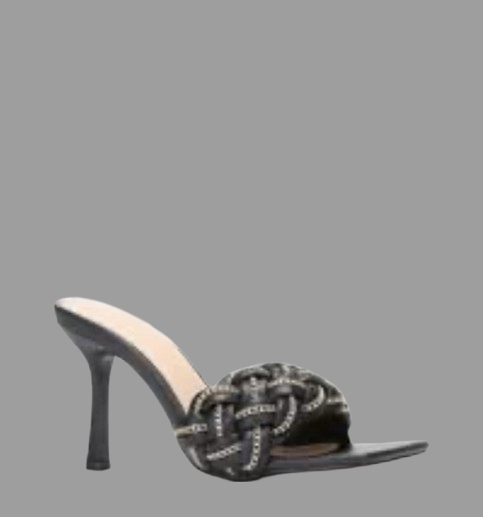 Sandales à talon tressé chic