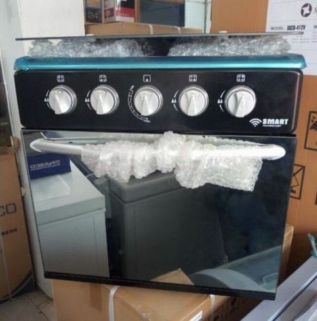 Mini gazinière smart technology 4 feux avec four