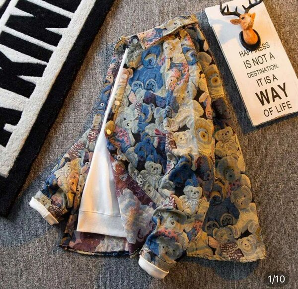 Chemise en peluche fantaisie