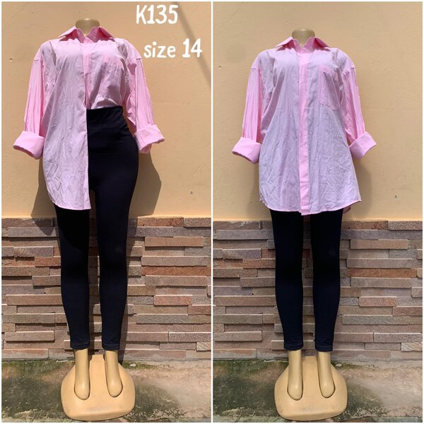 Light pink shirt size 14