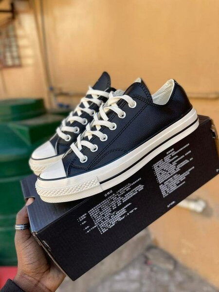 Leather Converse