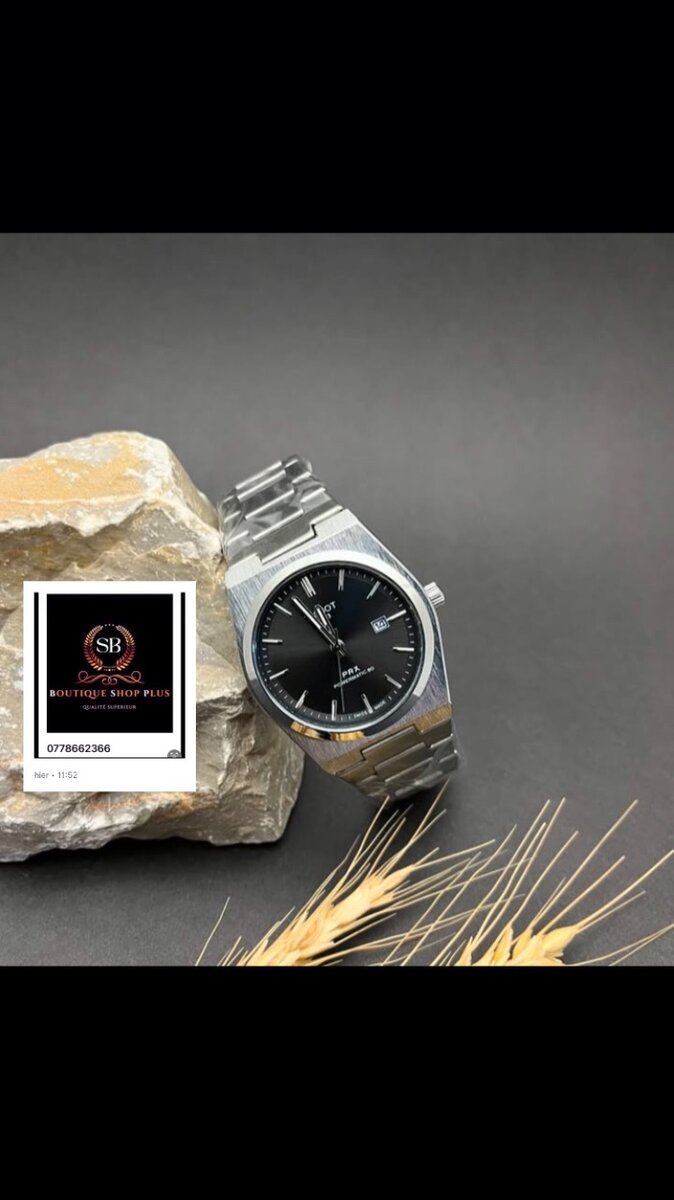 Montre Tissot authentique avec sa boîte