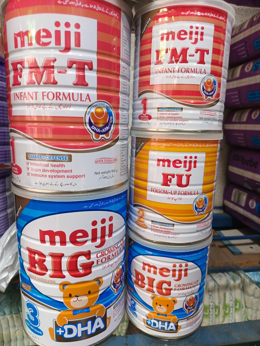 Meiji baby millk FMT, FU, BIG. 400GM