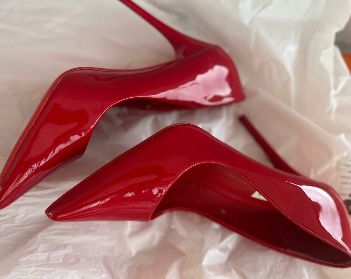 Escarpins Rouges Vernis Femme