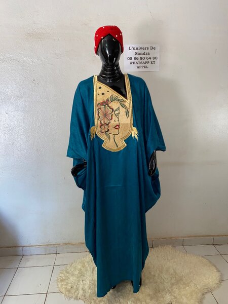 Boubous avec coiffe ou bandeau