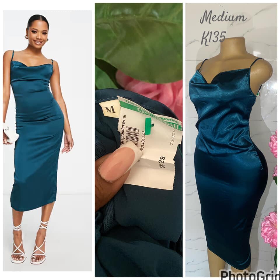 Beautiful and stylish women's dress blue