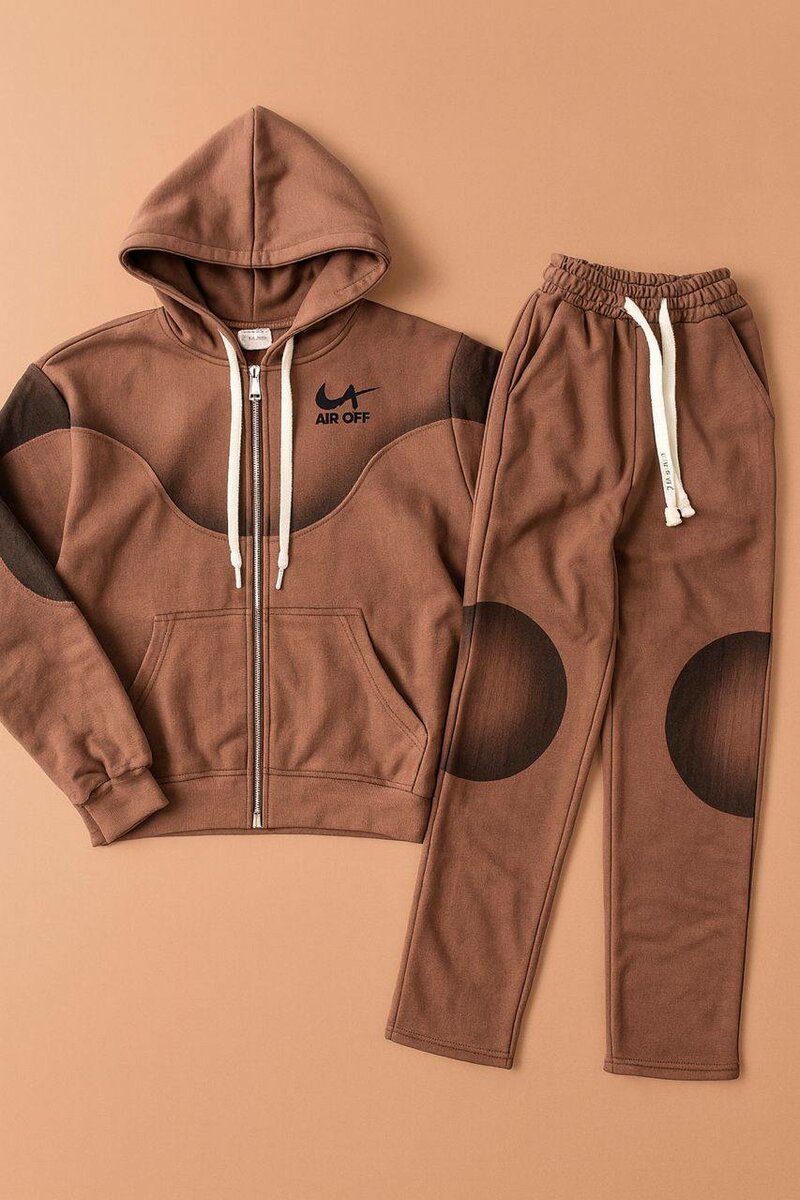 Ensemble de survêtement à capuche tendance