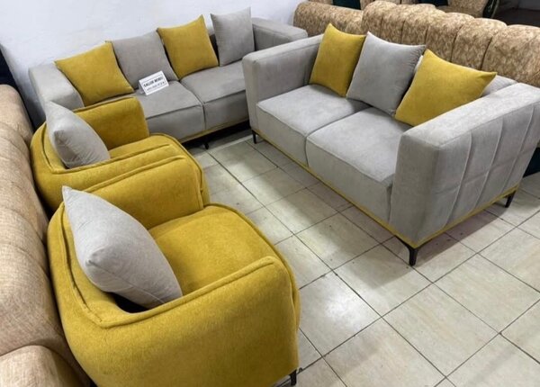 Ensemble canapé moderne gris