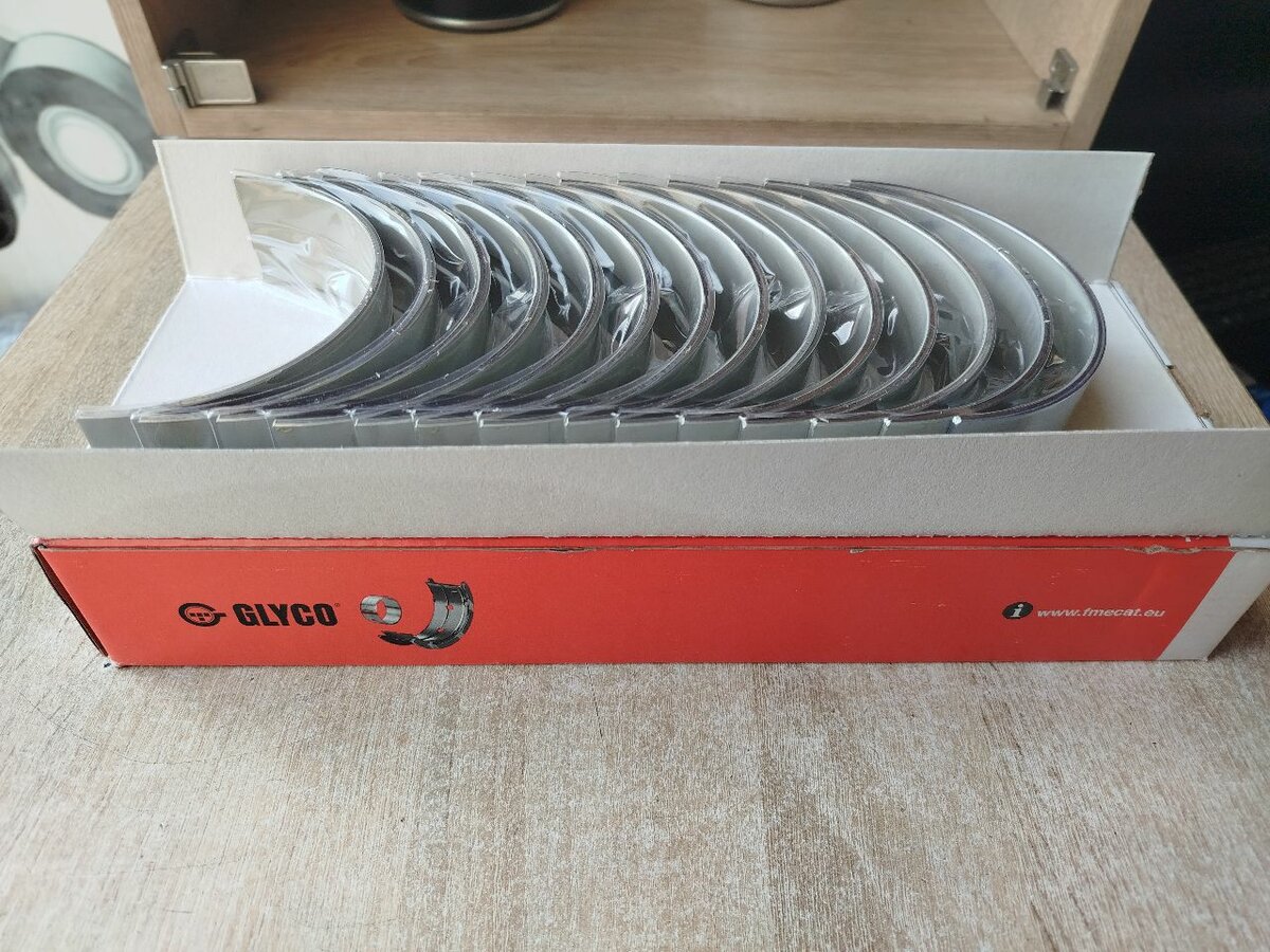 Коренной вкладыш стандарт немецкий GLYCO. VOLVO D12A/C/D,D13