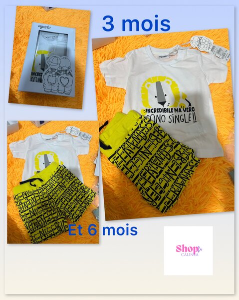 Ensemble Bébé T-shirt et Short