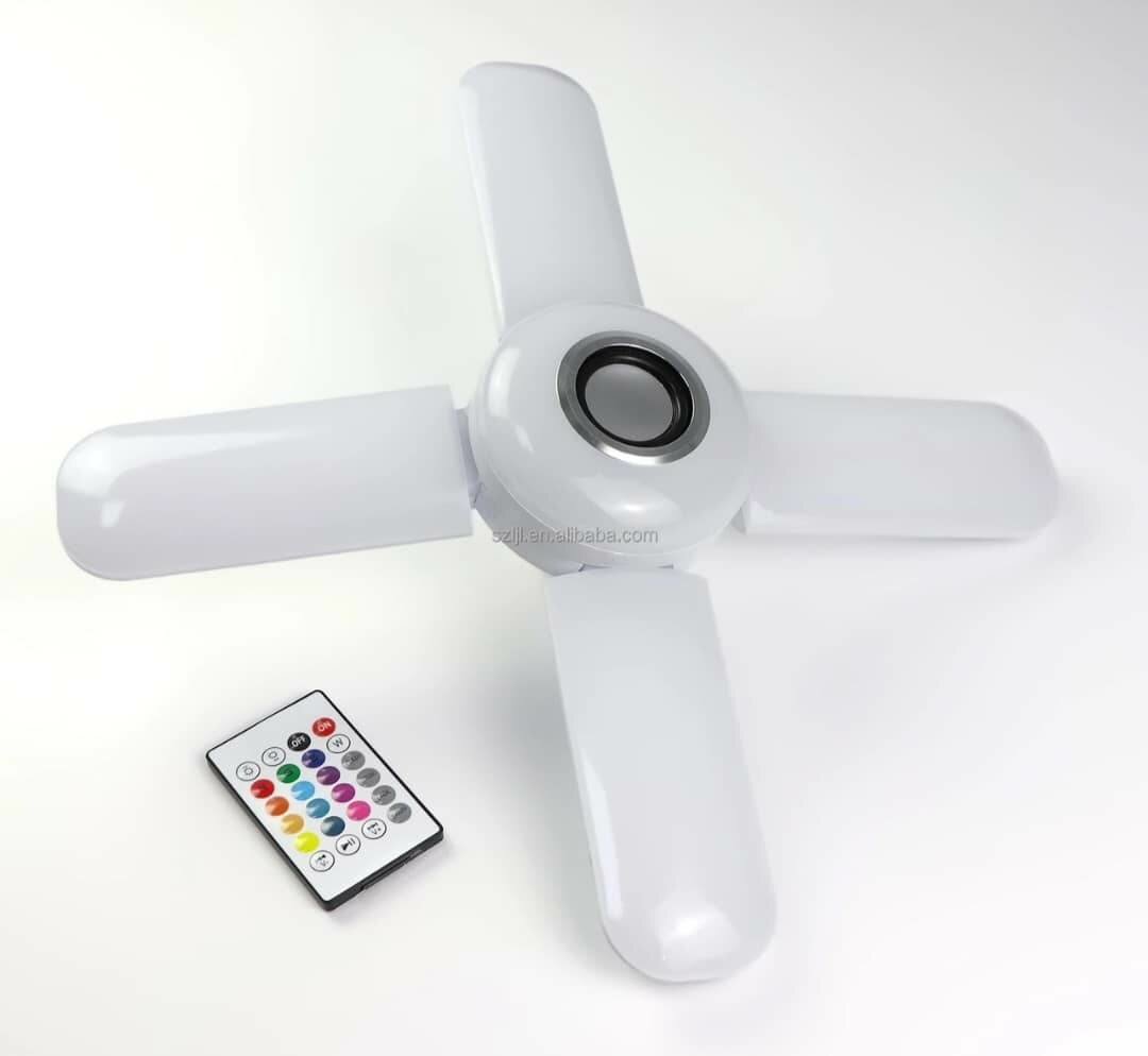 Lampe de plafond intelligente 50W E27 Lampe de musique Bluet