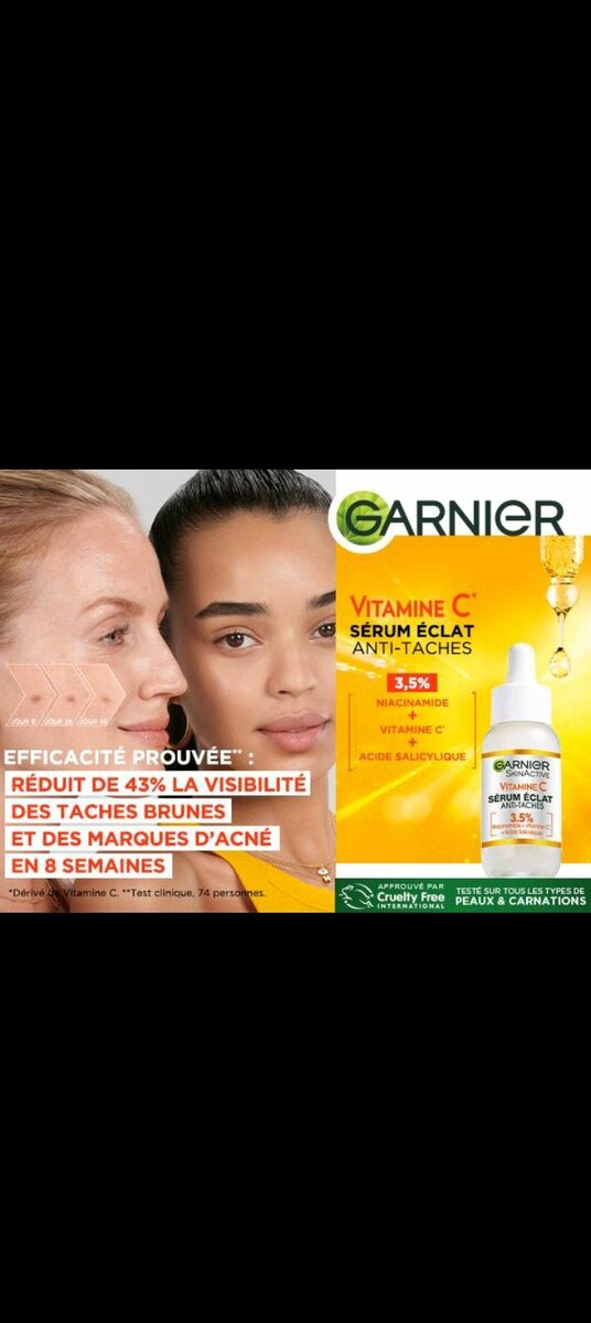 Garnier vitamine C sérum jour