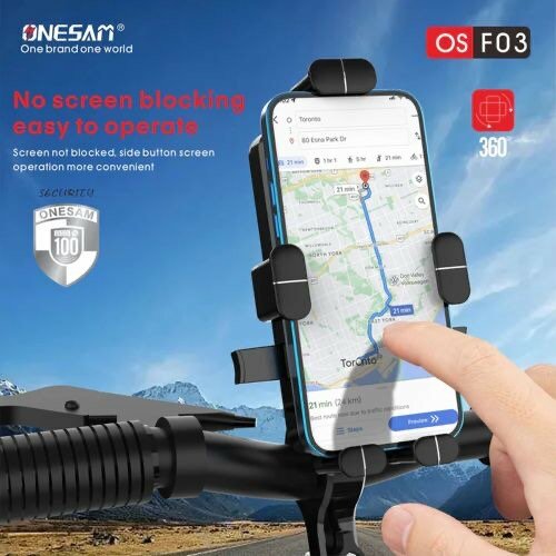 Support vélo téléphone 360°