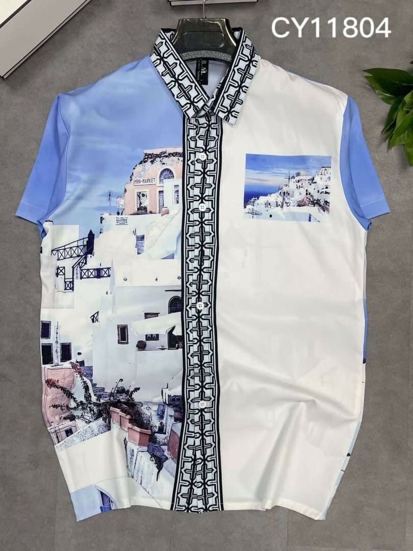 Chemises imprimées paysages