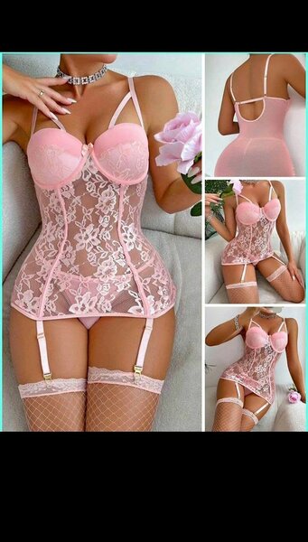 Ensemble lingerie sexy dentelle
