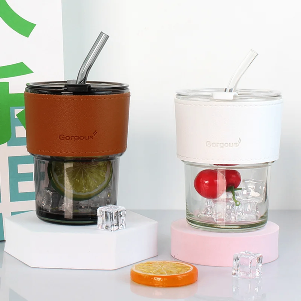 Verre Tendance avec paille