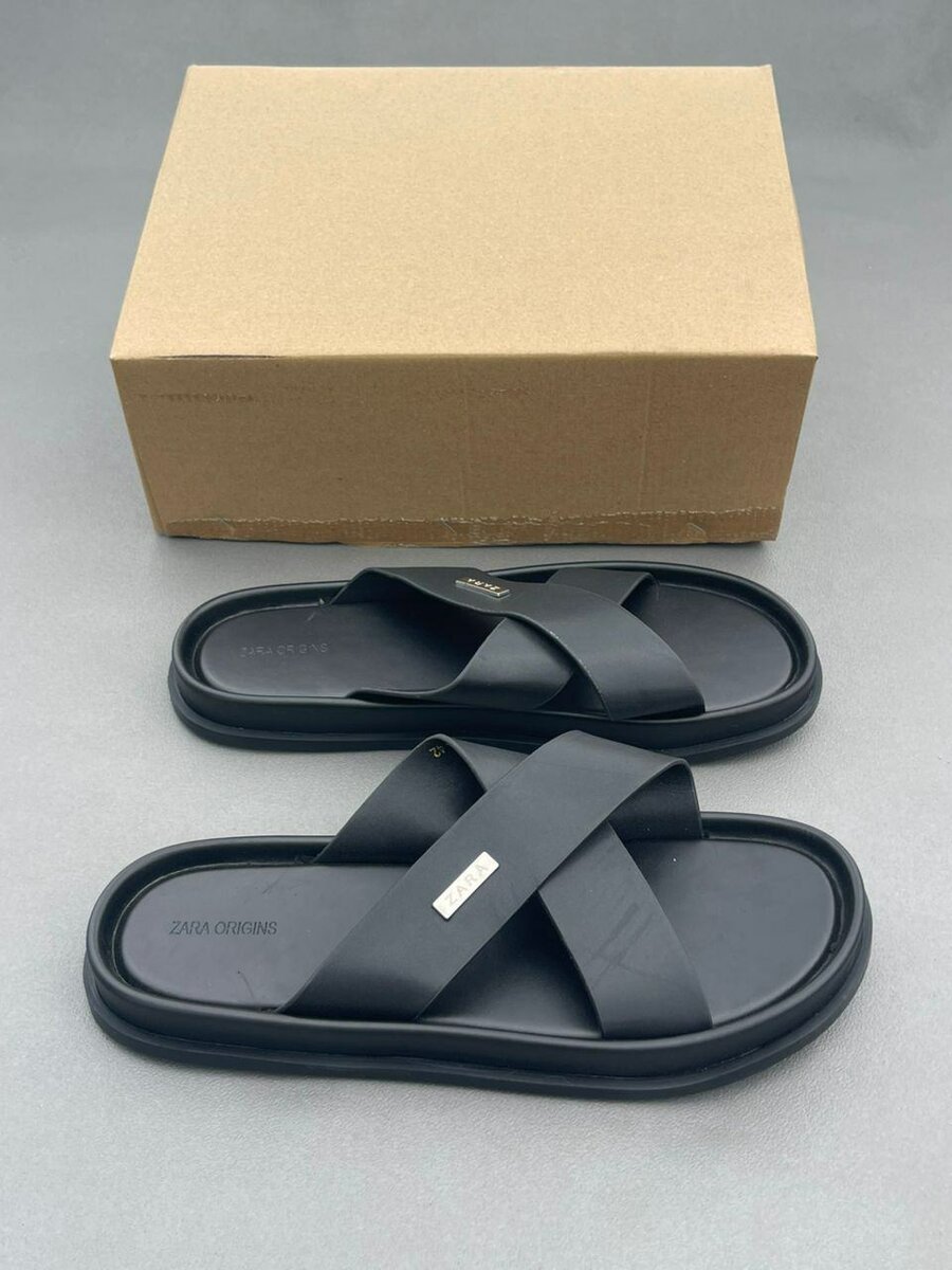 Sandales tendance en cuir ZARA